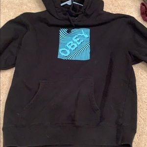 Black obey hoodie